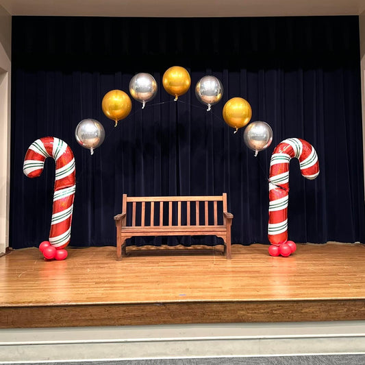 Candy Cane Pearl Arch