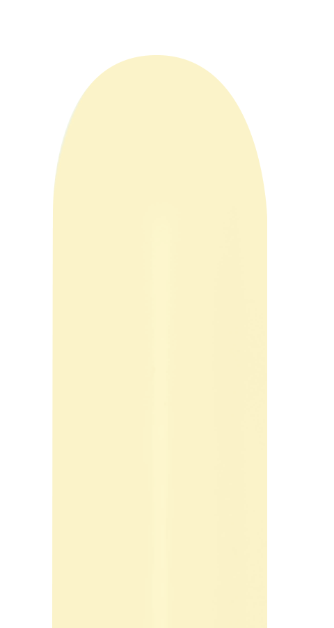 260 - Pastel Matte Yellow - Flat – Inflate Balloons