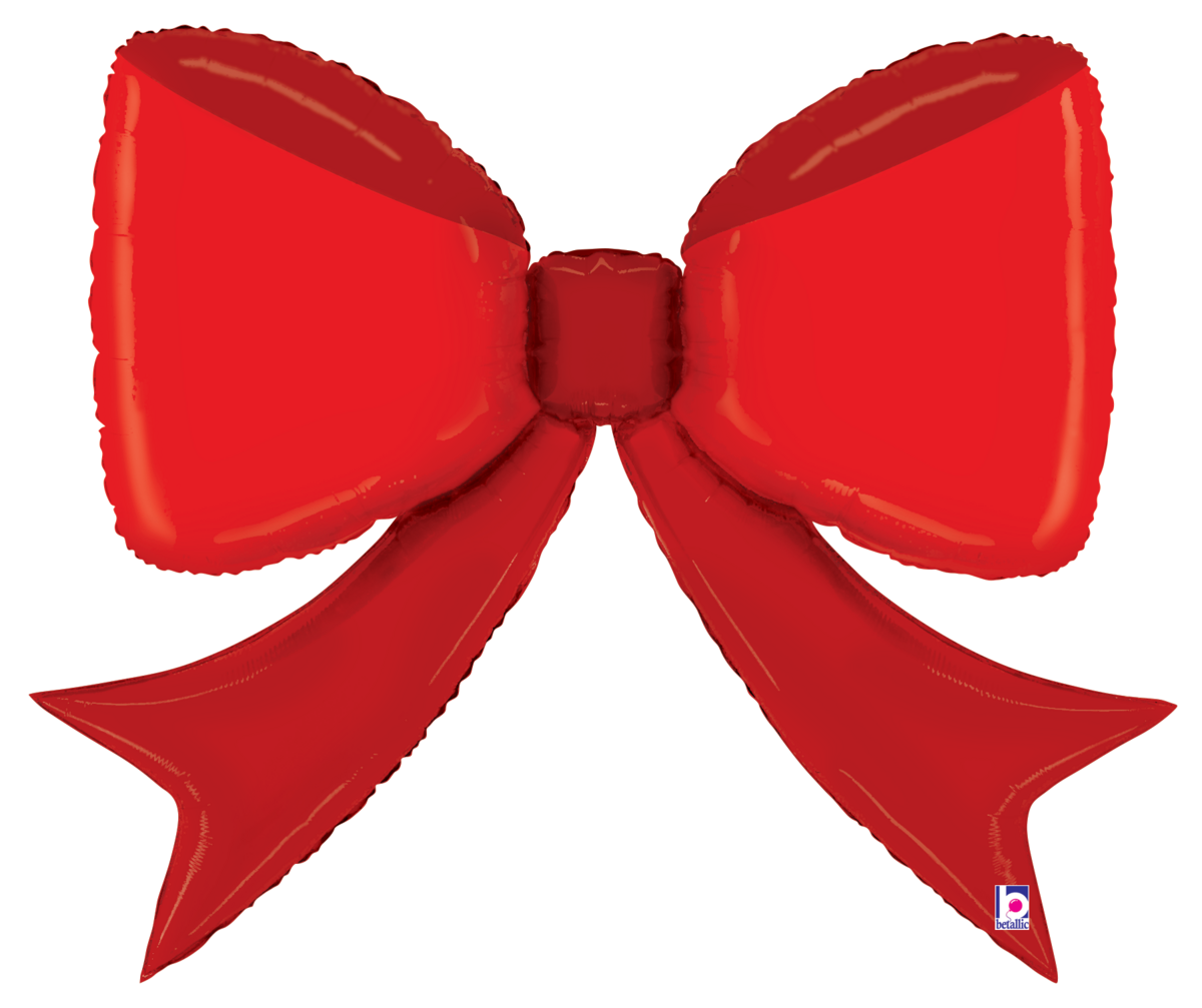 41" Red Bow