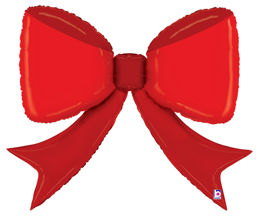 41" Red Bow