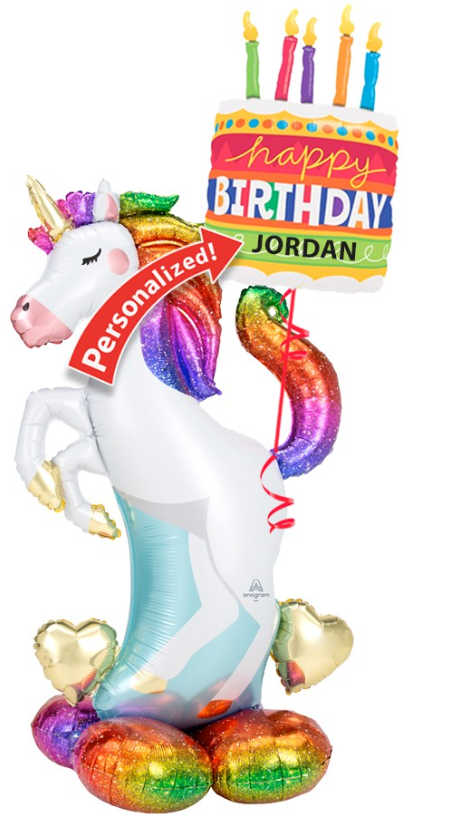Unicorn - Personalized Happy Birthday