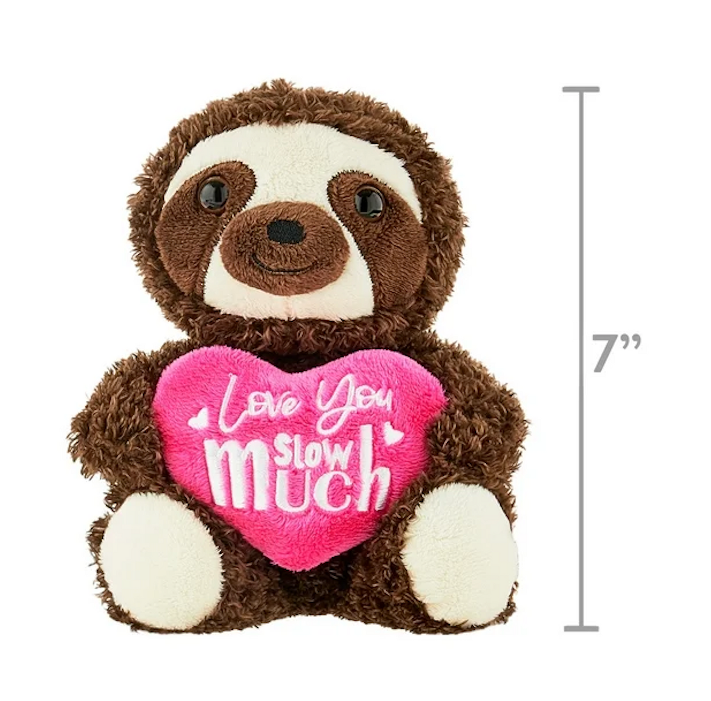 Brown Sloth - Valentine’s Plush