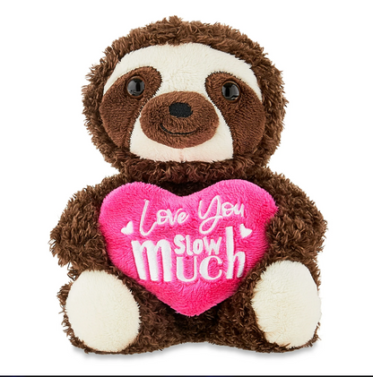 Brown Sloth - Valentine’s Plush