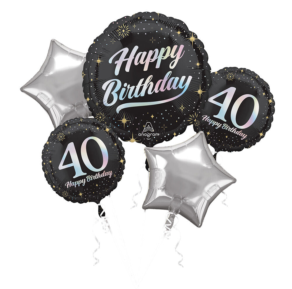 Happy Birthday Sparkling 40 Bouquet