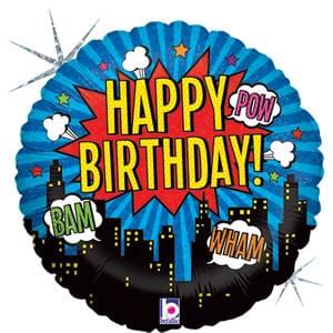 Superhero Happy Birthday