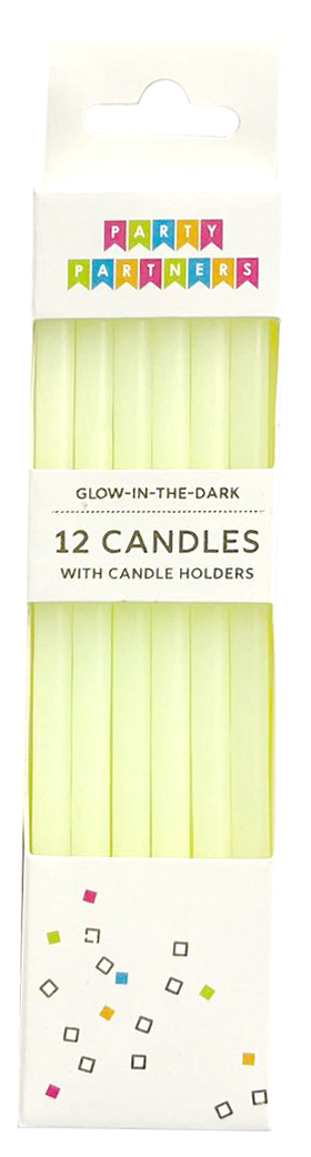 Glow In the Dark 12 Candle Set