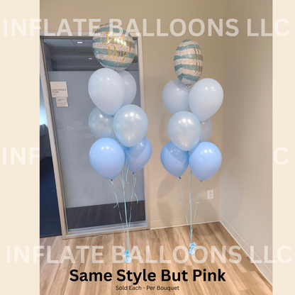 Baby Girl Balloon Bouquet Bundle