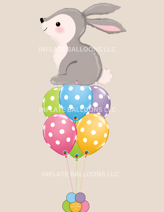 Woodland Bunny + Polka Dots - Bouquet
