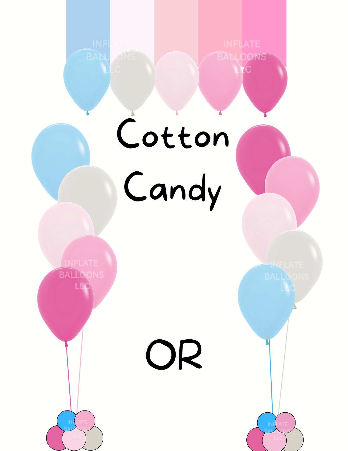 Cotton Candy - Latex Bouquet