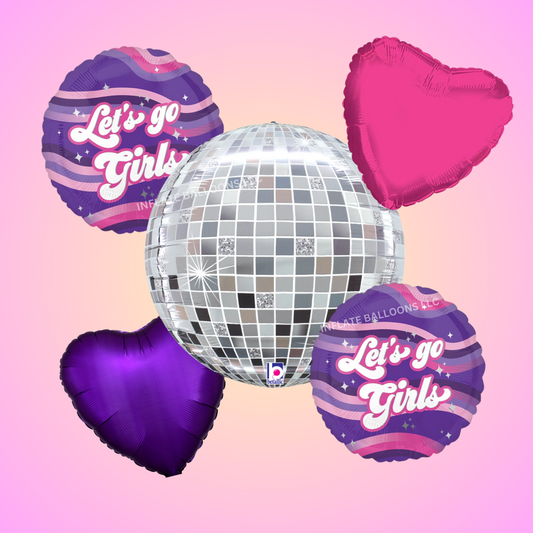 Let's Go Girls + Disco - Foil Bouquet