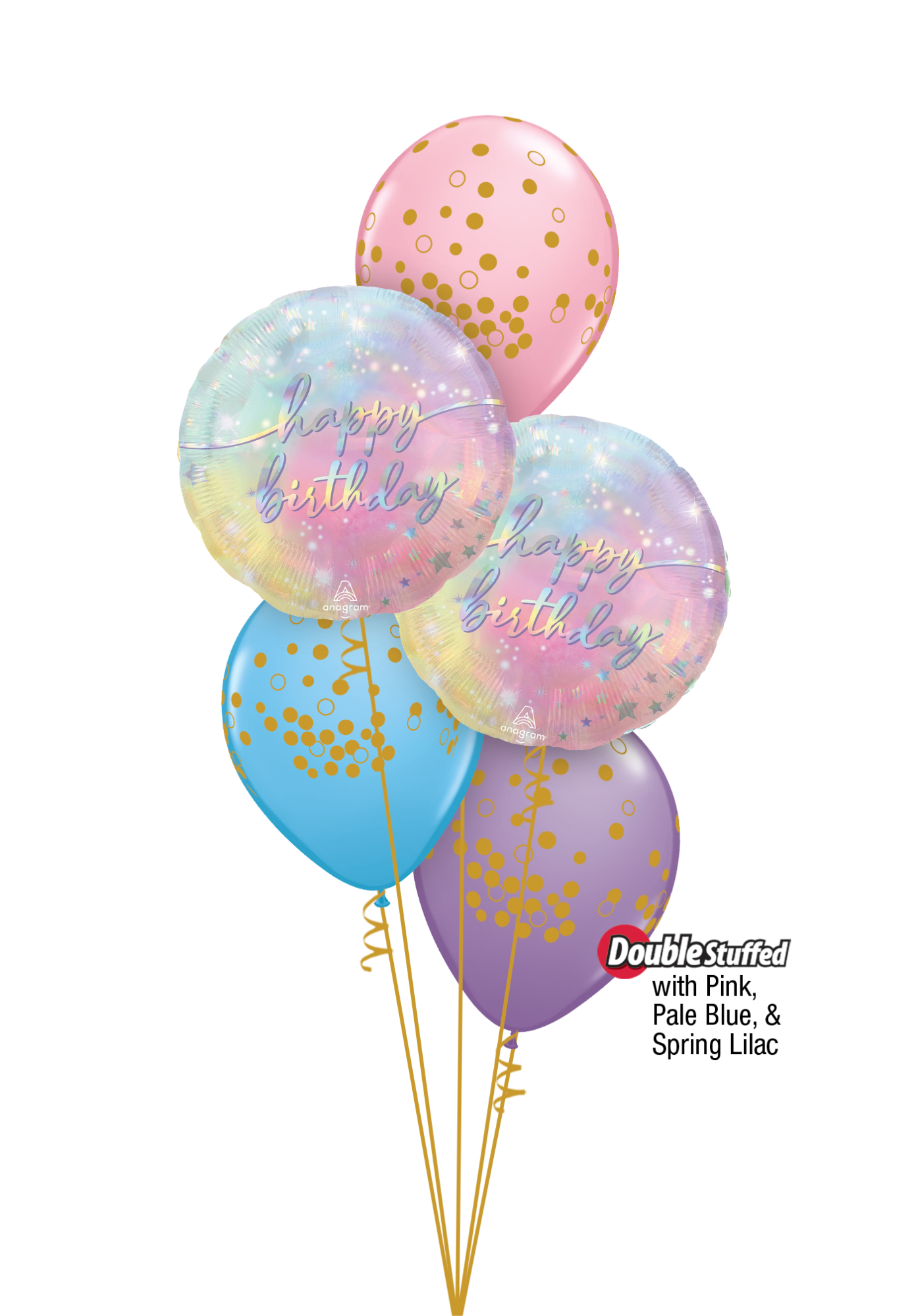 Luminous Birthday Confetti - Bouquet