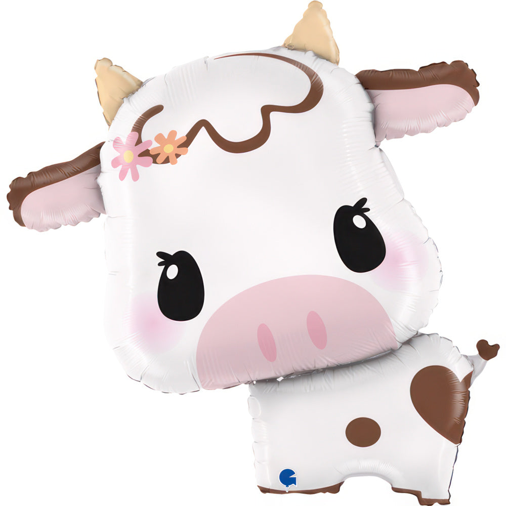 Cute Cow - SuperShape Balloon