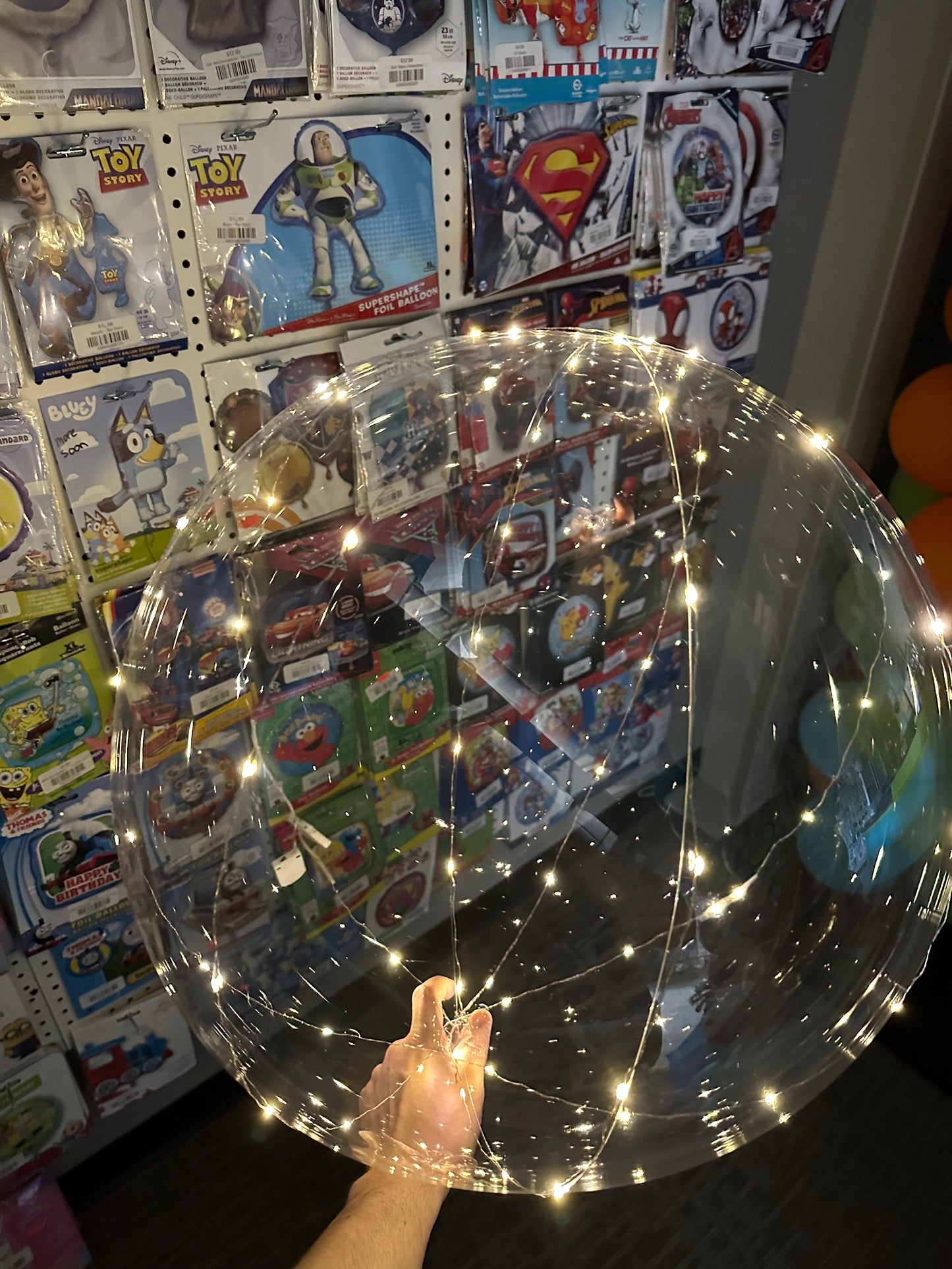 Crystal Clearz - Large W/ Fairy Lights
