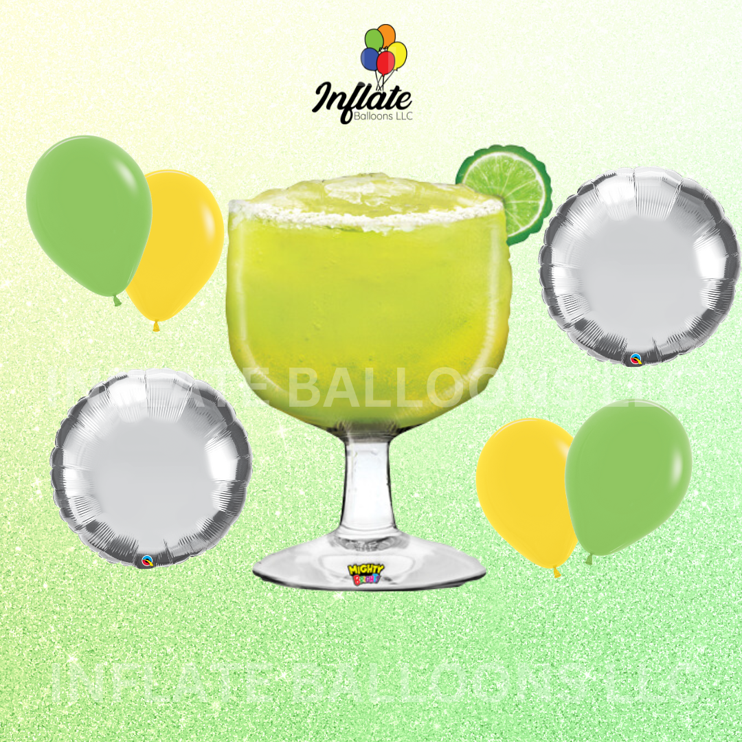 Mighty Margarita Balloon Bouquet Bundle