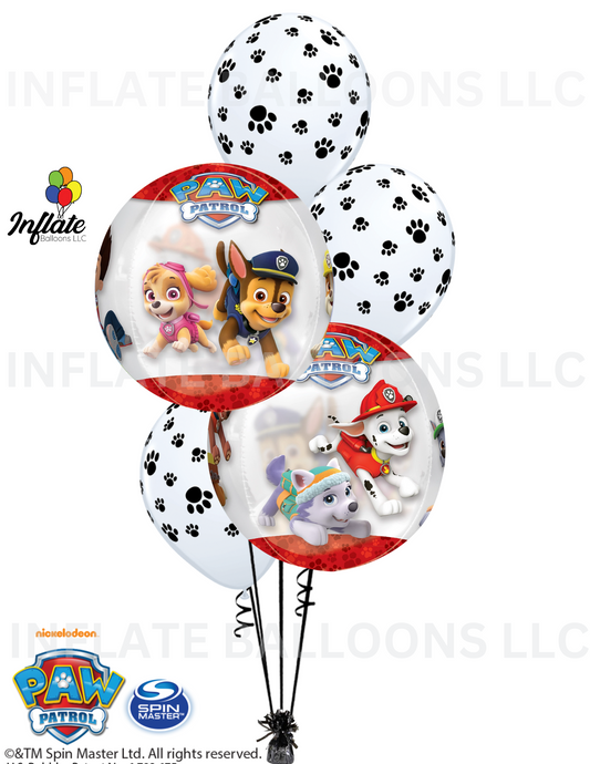 Paw Patrol Orbz Balloon Bouquet Bundle