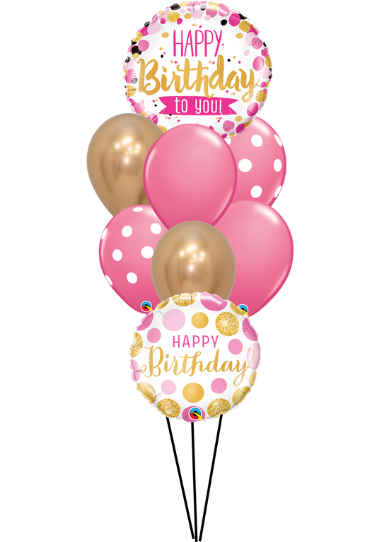 Birthday Think Pink - Bouquet