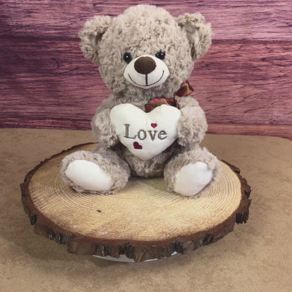 Super Soft 9" Valentine Dog or Bear - Stuffed Animal