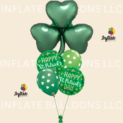 Shamrock Balloon Bouquet Bundle