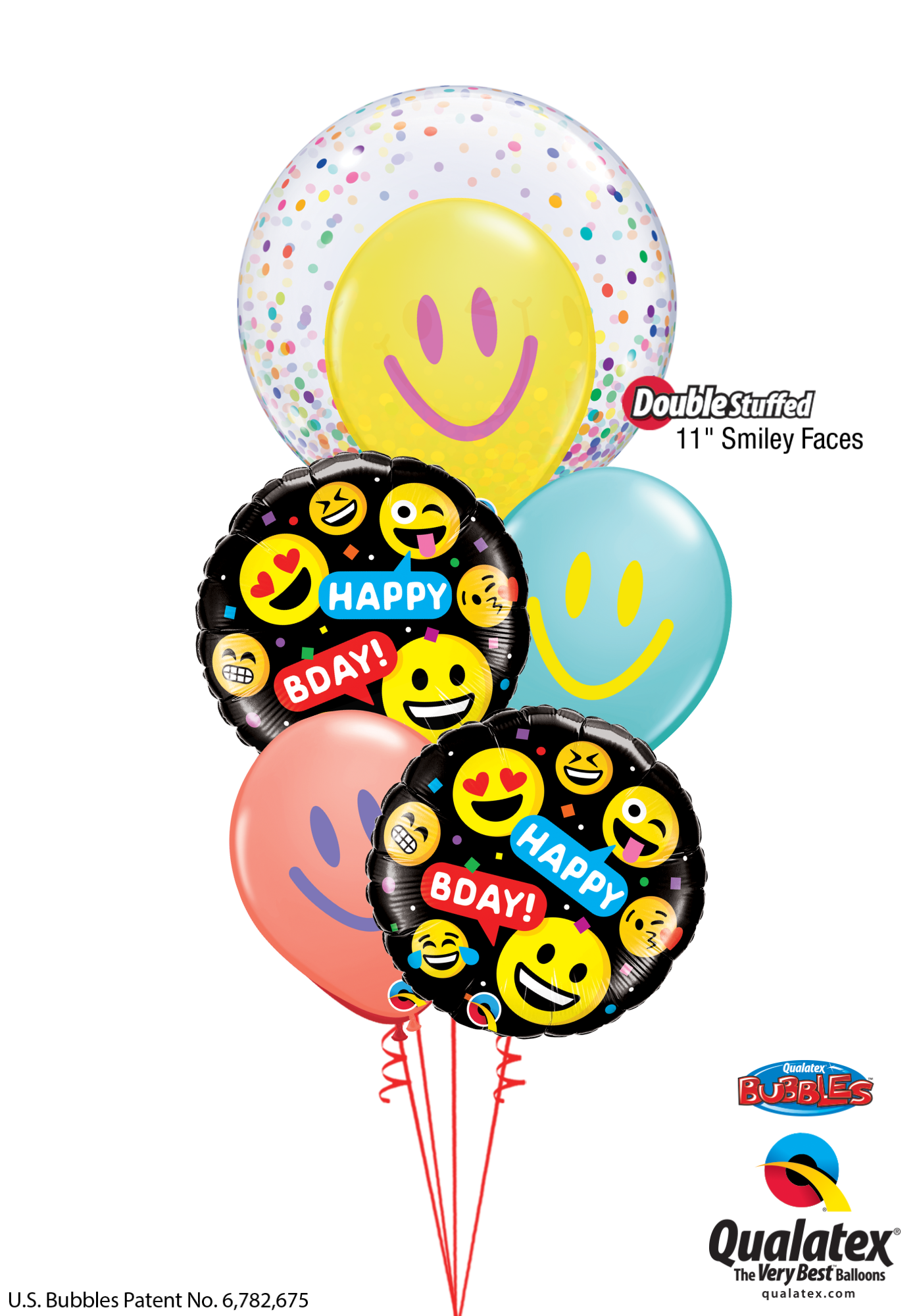 Confetti Bubble Birthday Smiles - Bouquet