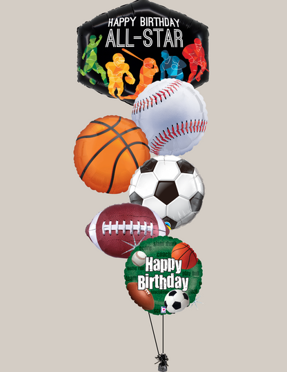 Sports Birthday Bouquet Bundle