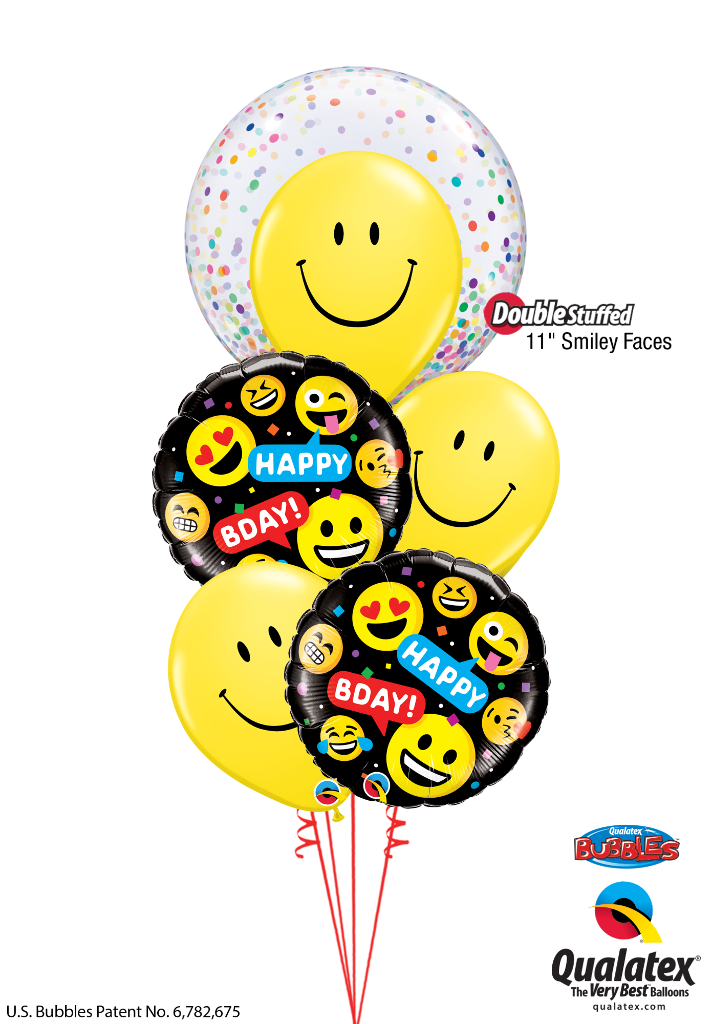 Confetti Bubble Birthday Smiles - Bouquet
