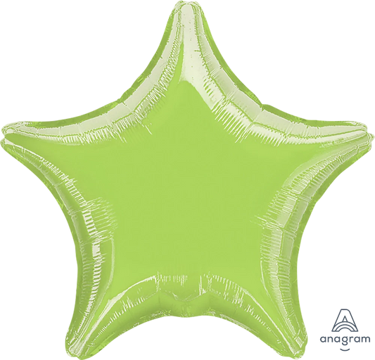 17" Lime Green Star Foil