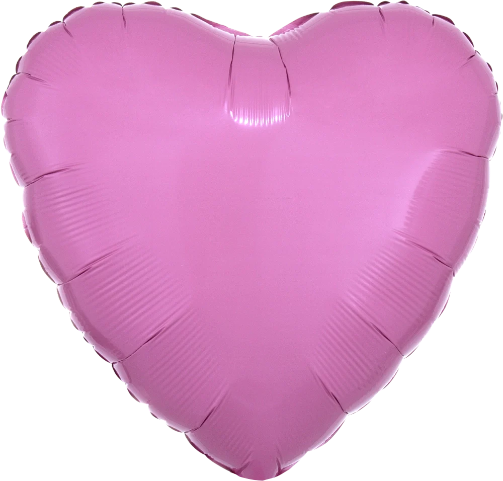 17" Metallic (Light) Pink Heart Foil