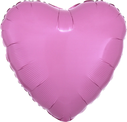 17" Metallic (Light) Pink Heart Foil