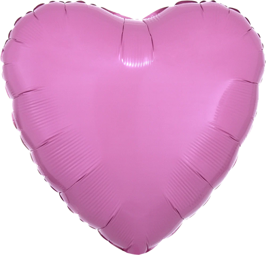 17" Metallic (Light) Pink Heart Foil