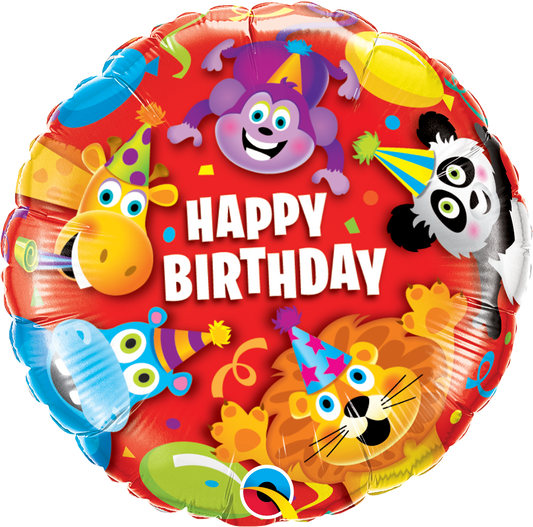 Happy Birthday - Zoo Animals