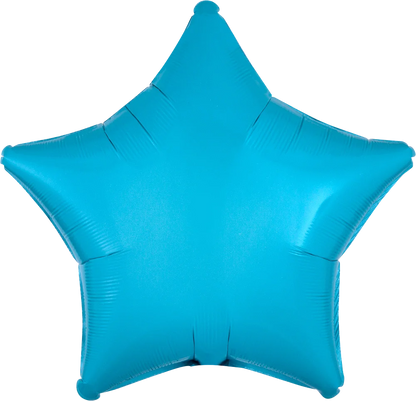 17" Caribbean Blue Star Foil