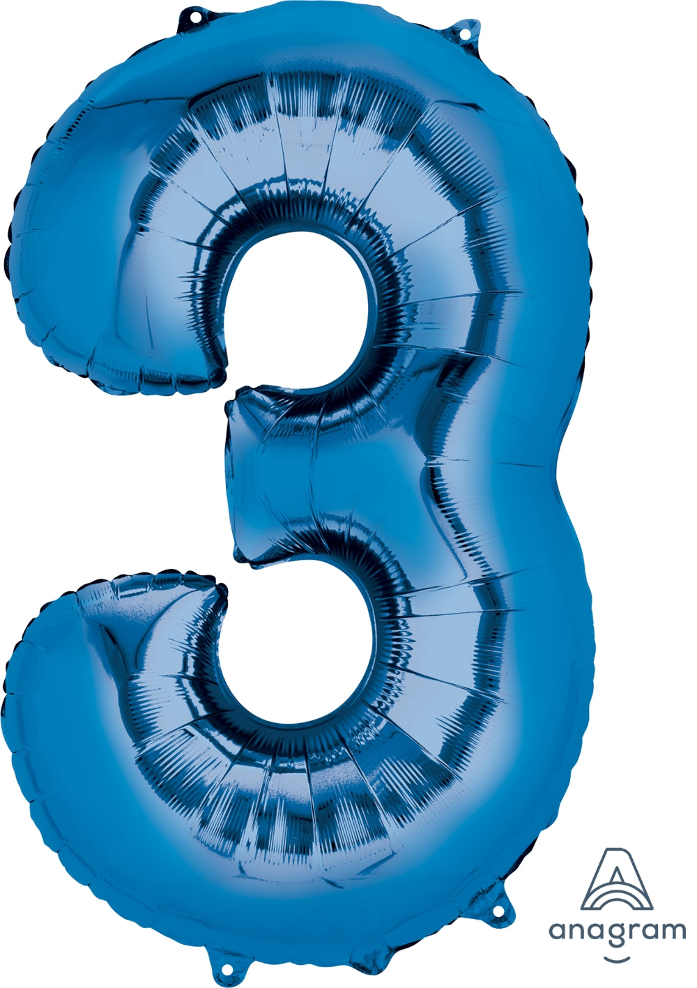 Large Blue Numbers