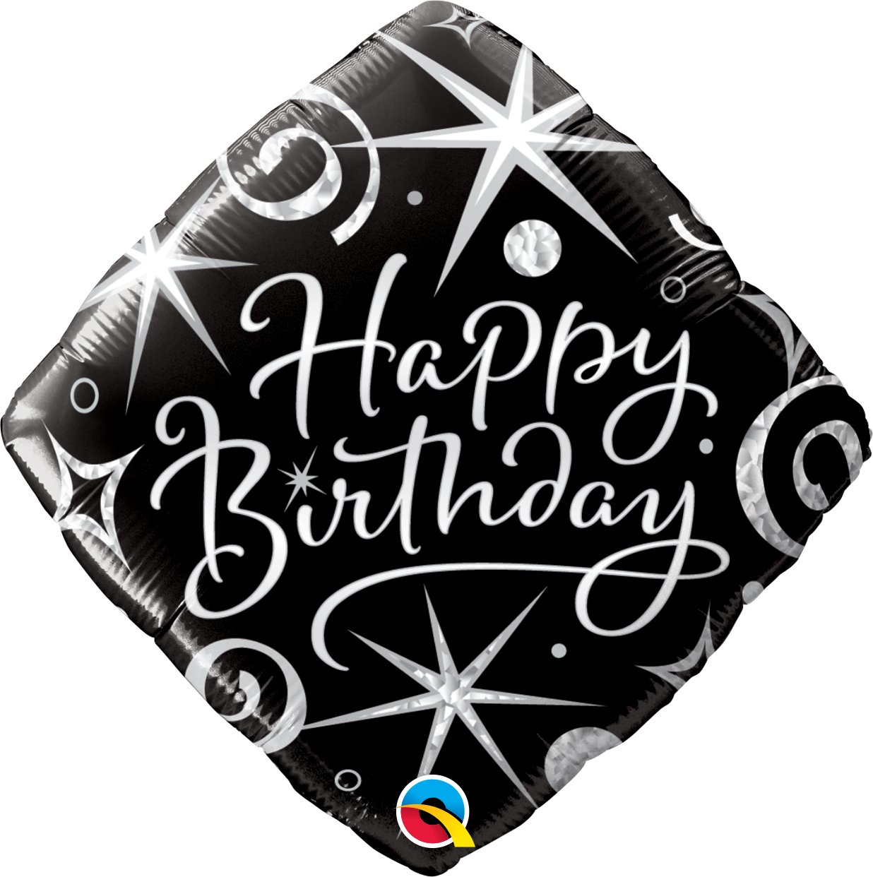 Happy Birthday - Elegant Sparkles & Swirls