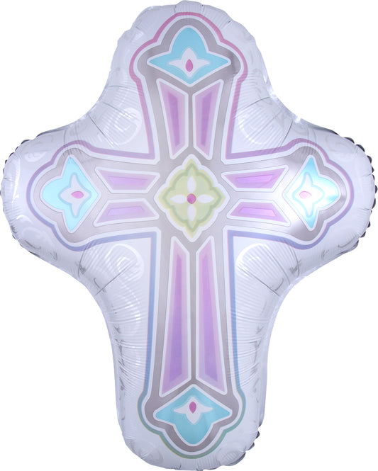 Holy Day Cross - pastel