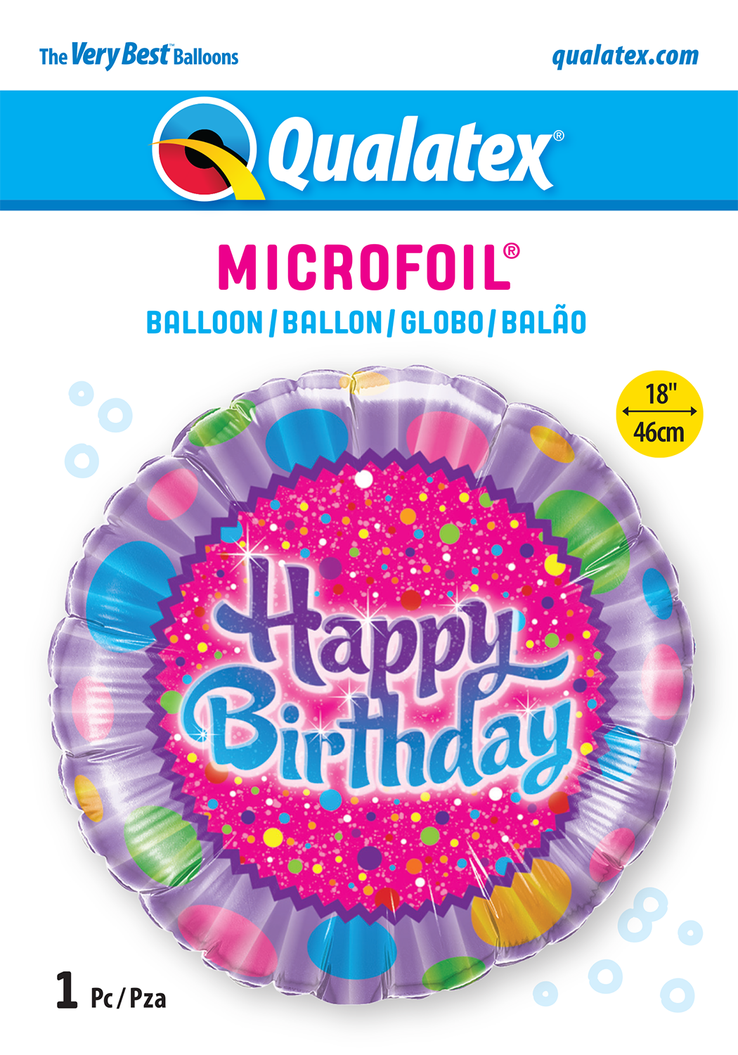 HBD Sprinkles & Sparkles Inflate Balloons