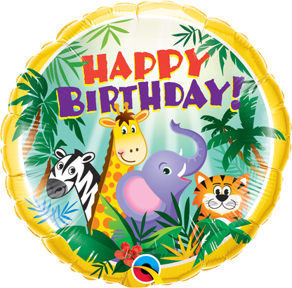 Happy Birthday - Jungle Animals