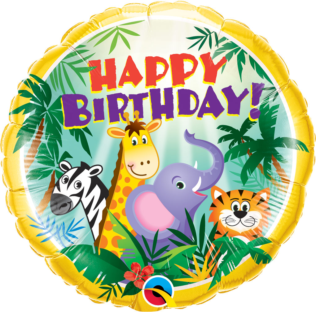 Happy Birthday - Jungle Animals