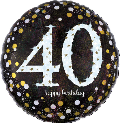 Happy Birthday - Sparkling 40