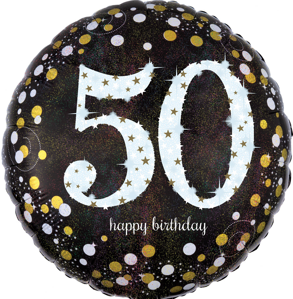 Happy Birthday - Sparkling 50