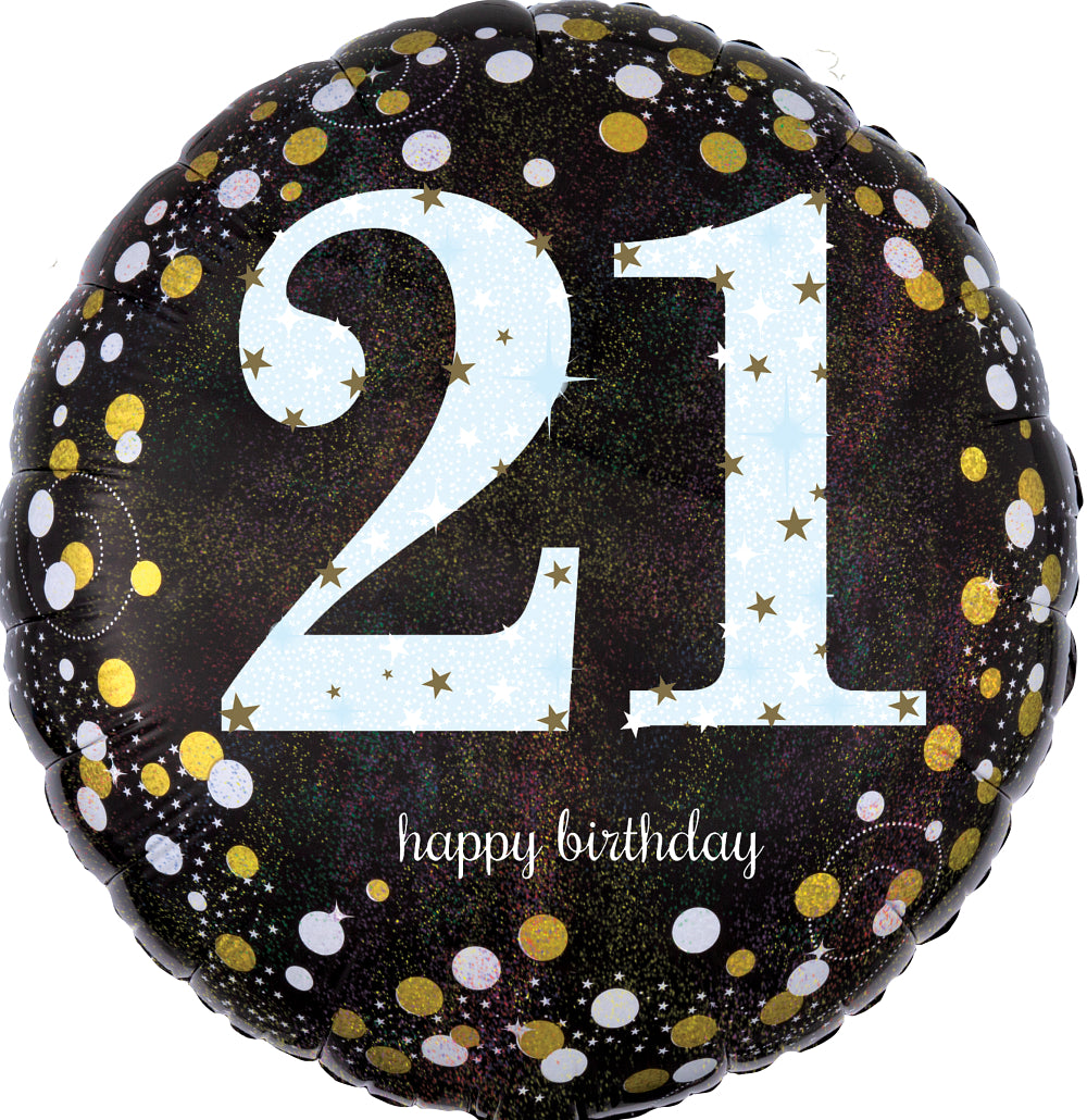 Happy Birthday - Sparkling 21