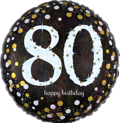 Happy Birthday - Sparkling 80