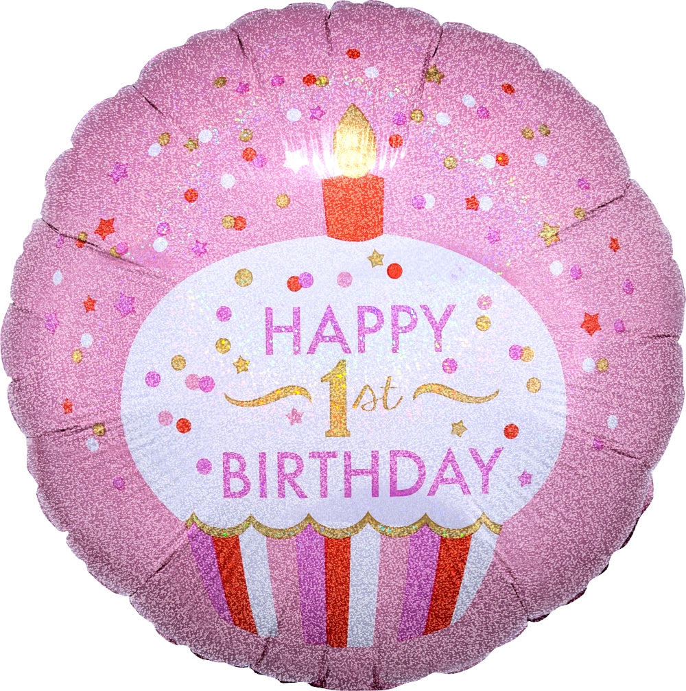 1st Birthday Cupcake Girl