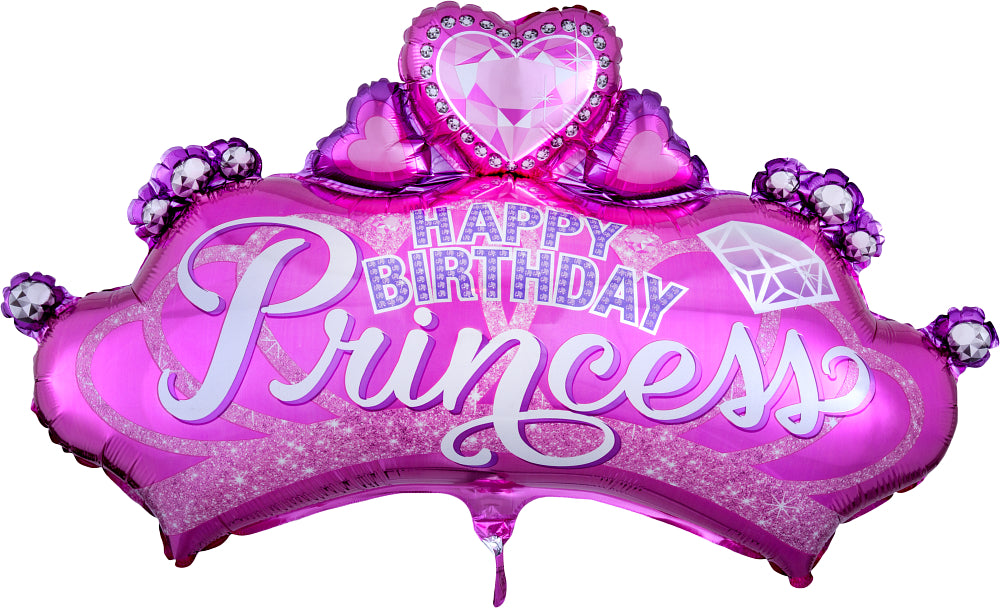 Happy Birthday Princess Crown - SuperShape