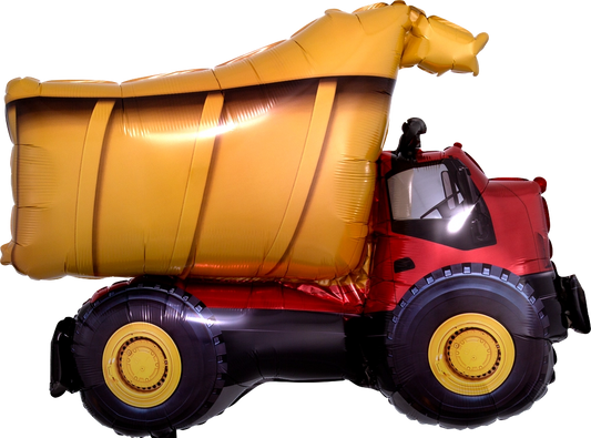 32" Dump Truck SuperShape Foil Balloon