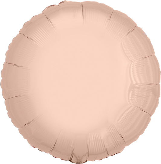 17" Rose Gold Circle Foil