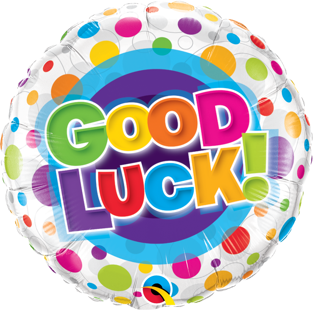 Good Luck Colorful Dots
