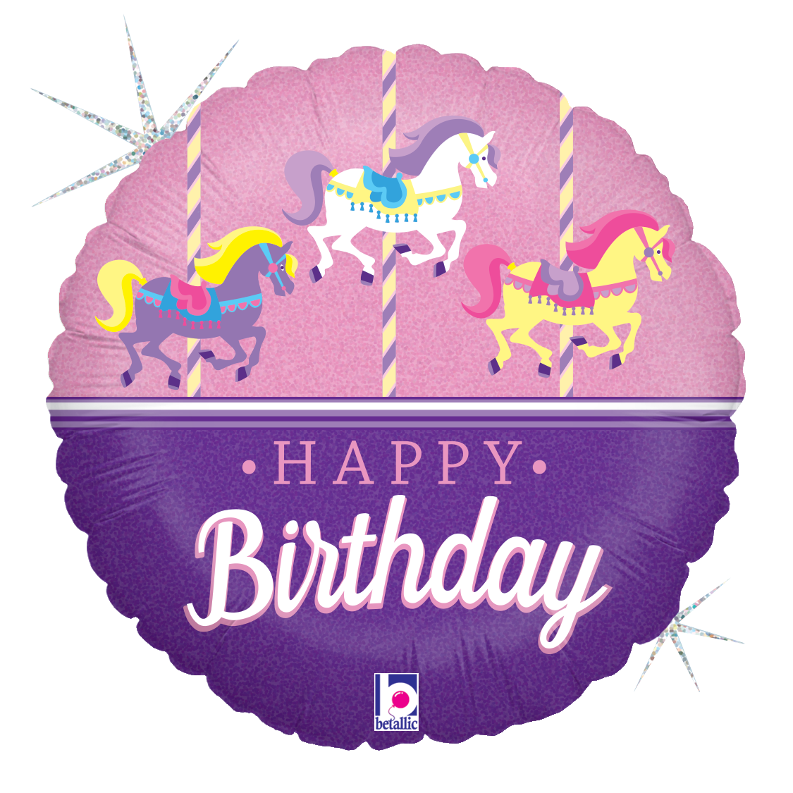 Happy Birthday - Unicorn Carousel