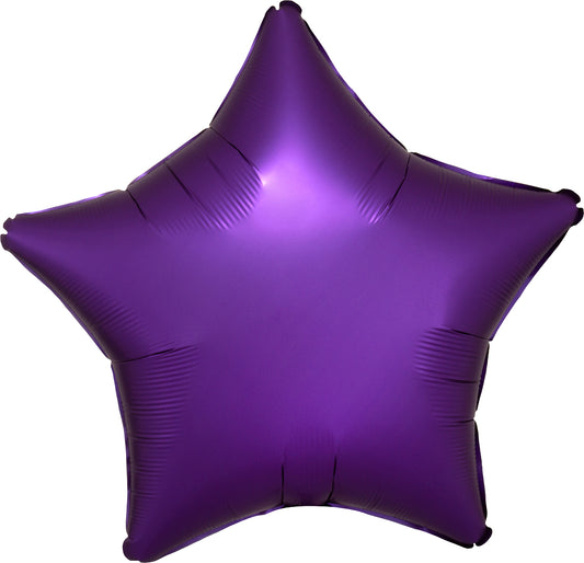 17" Purple Satin Luxe Star