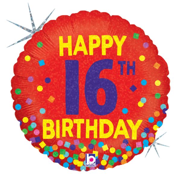 Happy Birthday - 16 Confetti