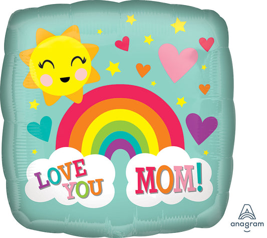 Love You Mom Sunny Rainbow